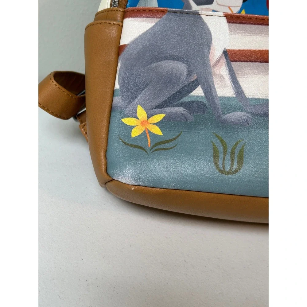 Disney Loungefly Mini Backpack Purse Lady and the Tramp Bella Notte Scene